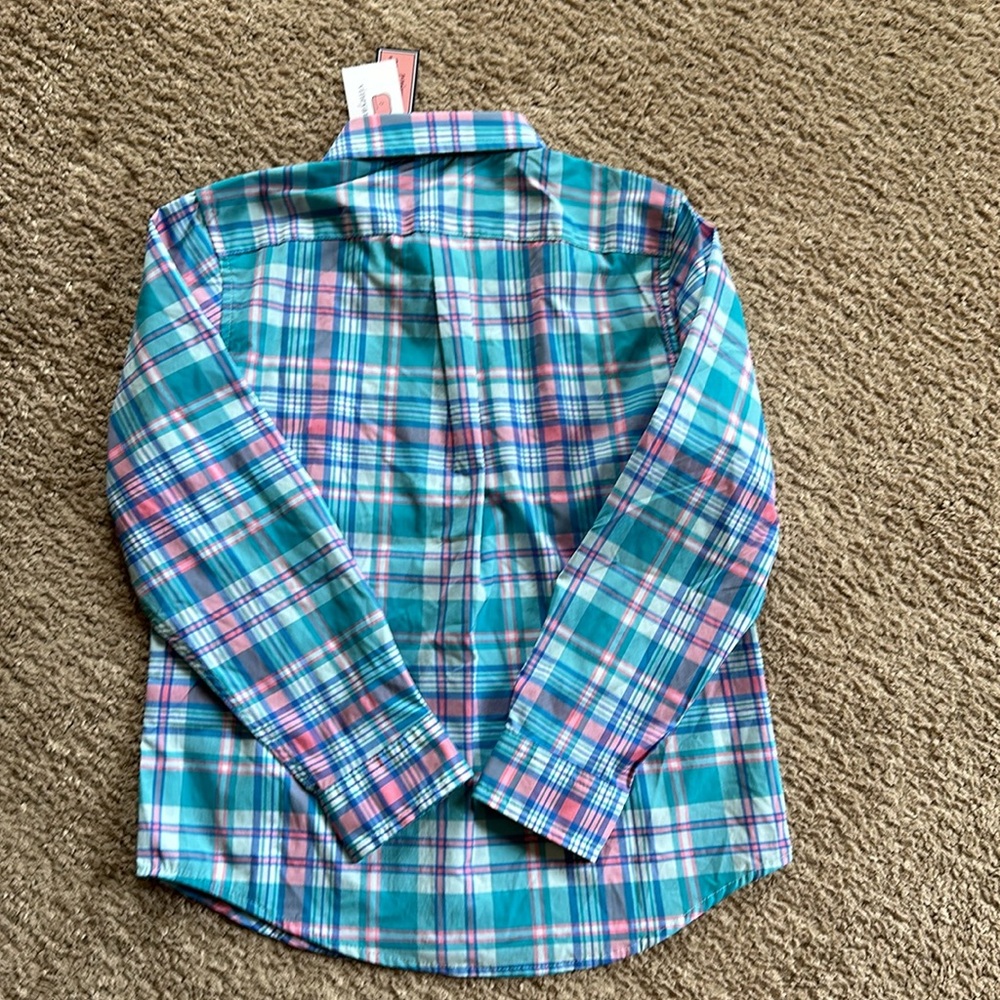 Vineyard Vines NWT Boys Button Down Performance Shirt Size 6 - Picture 6 of 7